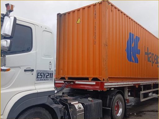 Llegada a Bogotá — transporte en camión